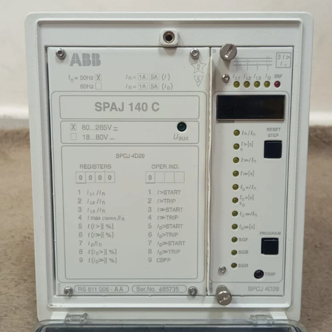 ABB SPAJ 140 C Overcurrent And Earth-fault Relay
