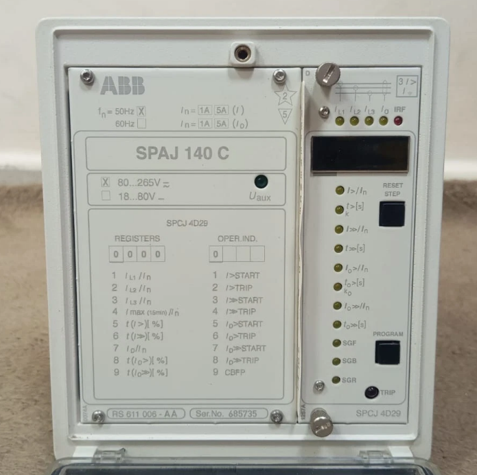 ABB SPAJ 140 C Overcurrent And Earth-fault Relay