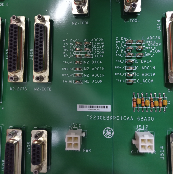 GE IS200EBKPG1C Exciter Backplane
