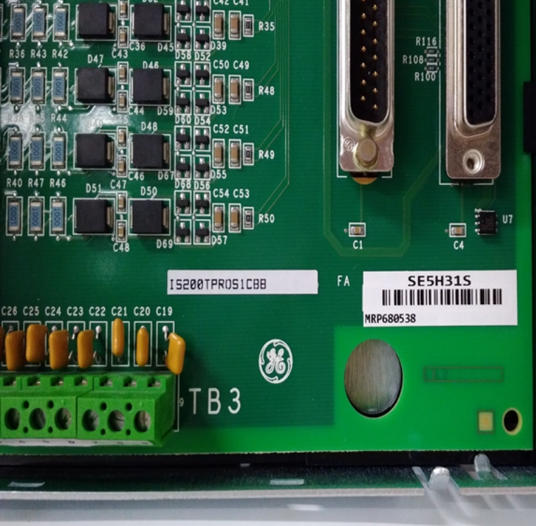 GE IS200TPROS1C Emergency Protection Terminal Board