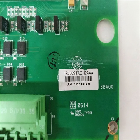 GE IS200STAOH2A Simplex Analog Output Terminal Board