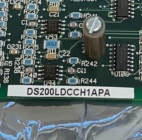 GE DS200LDCCH1A Antriebssteuerungs-/LAN-Kommunikationsplatine