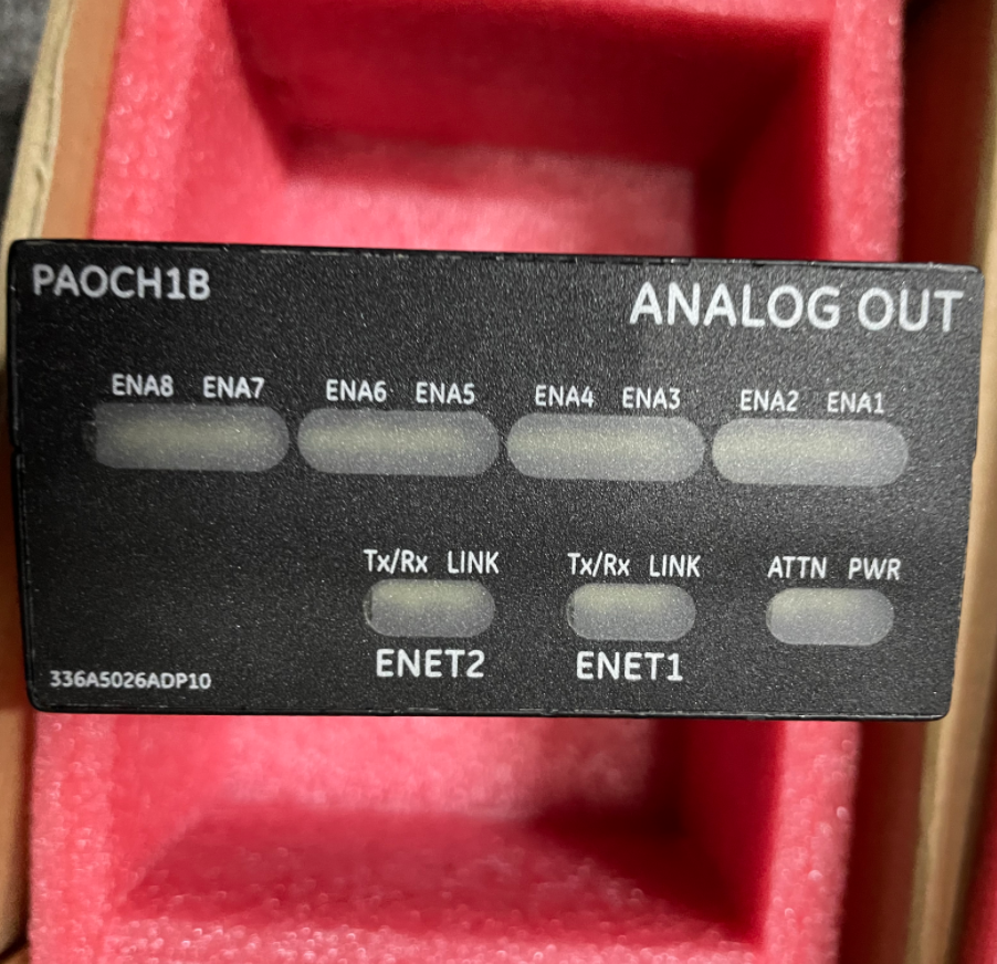 GE IS220PAOCH1B PAOC Analog Output Module