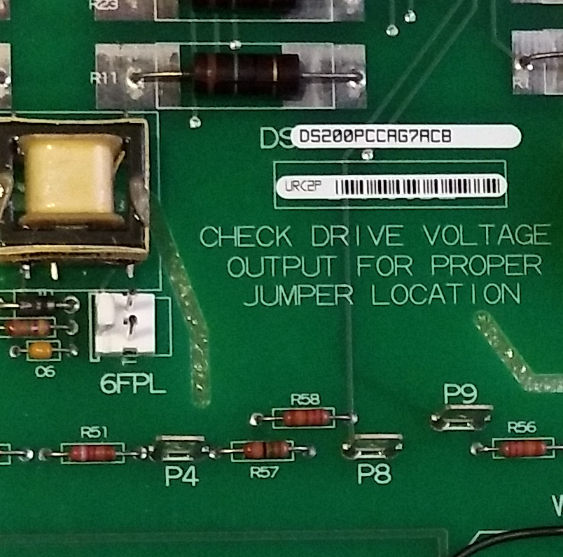 GE DS200PCCAG7A Power Connect Card