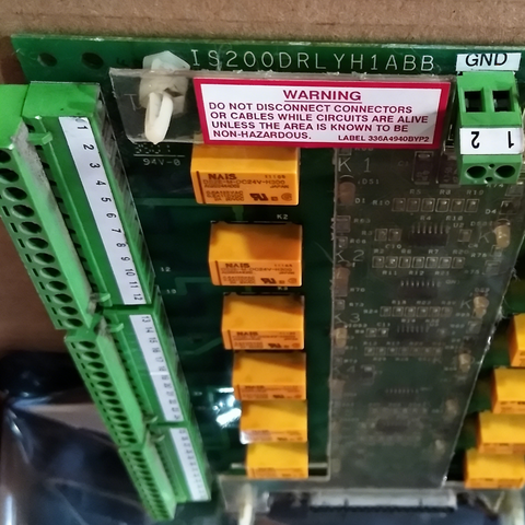 GE IS200DRLYH1A Simplex Relay Output Terminal Board