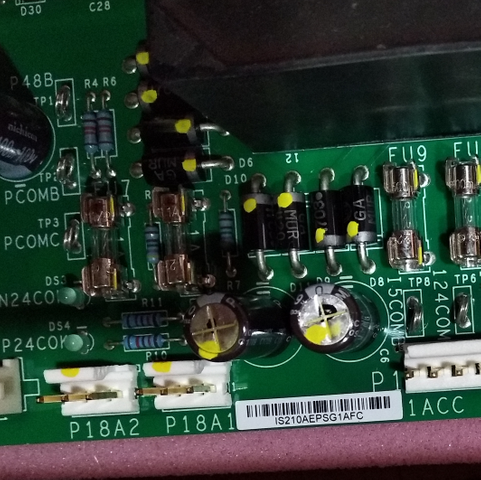 GE IS210AEPSG1A Control Power Supply Board