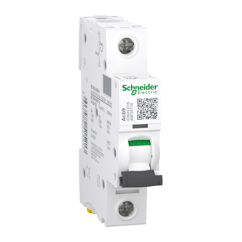 Schneider A9F55116 Acti9 iC60H 1P 16A D Miniature Breaker