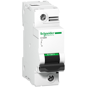 Schneider A9N18446 Miniature circuit-breaker, Acti9 C120H, 1P, 80 A, C curve, 15000 A (IEC 60898-1), 15 kA (IEC 60947-2)