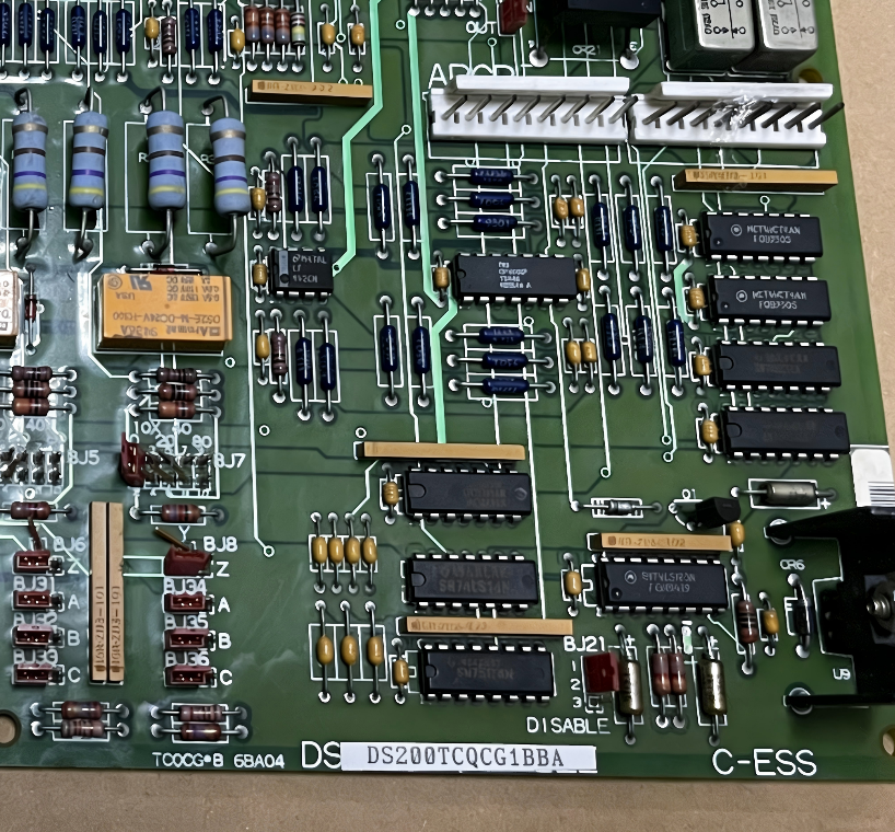 GE DS200TCQCG1BBA Analog IO Expander Board