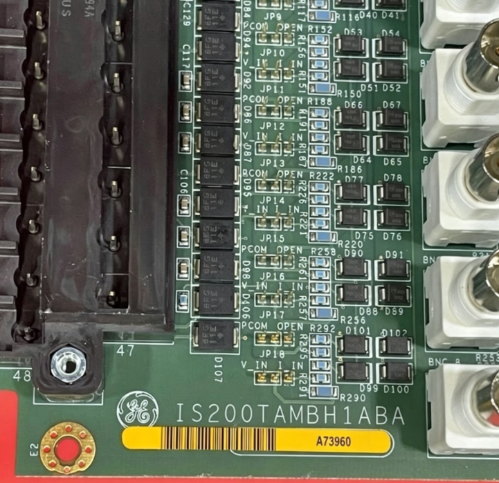 GE IS200TAMBH1ABA Acoustic Monitoring Terminal Board