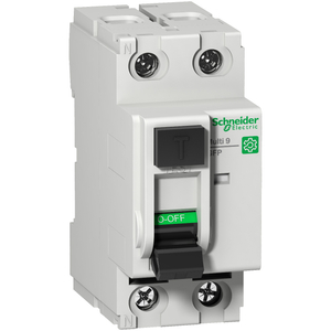 Schneider M9R44225 Residual current circuit breaker (RCCB), Multi9 GFP, 2P, 25A, A-SI type, 300mA, 480Y/277VAC