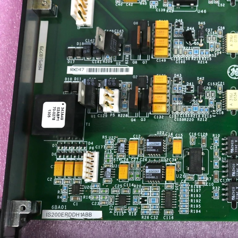 GE IS200ERDDH1ABB Exciter Regulator Interface and Dynamic Discharge Board