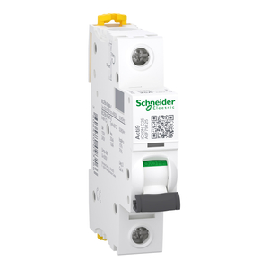 Schneider A9F79125 Miniature circuit breaker (MCB), Acti9 iC60N, 1P, 25A, C curve, 6000A (IEC/EN 60898-1), 10kA (IEC/EN 60947-2)