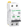 Schneider A9F89206 Miniature circuit breaker (MCB), Acti9 iC60H, 2P, 6A, C curve, 10000A (IEC/EN 60898-1), 15kA (IEC/EN 60947-2)
