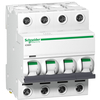 Schneider A9F54406 Acti9 iC60H 4P 6A C Miniature Circuit breaker